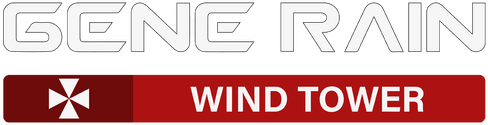 Gene Rain: logotipo da torre de vento