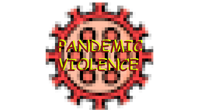 Logotipo de violencia pandémica
