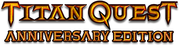 Logotipo de la edición de aniversario de Titan Quest