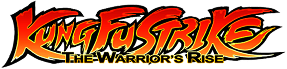 Kung Fu Strike - O logotipo da ascensão do guerreiro