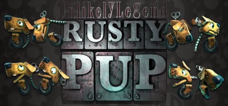 The Unlikely Legend of the Rusty Pup logo