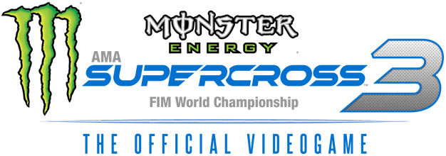 Monster Energy Supercross - Resmi Video Oyunu 3 Logosu