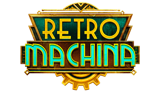 Logotipo de máquina retro