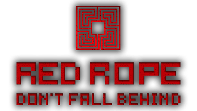 Red rope: Don't fall behind the logo