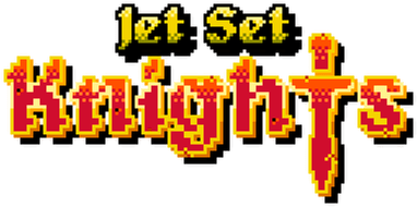 Logotipo de caballero jet set