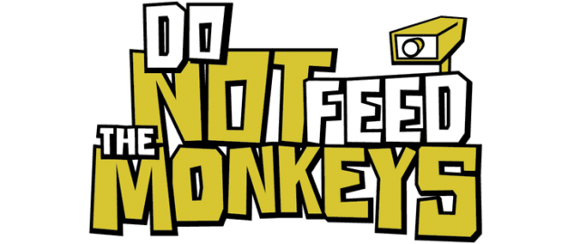 Não alimente o logotipo do macaco