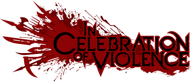 In celebration of the violence logo