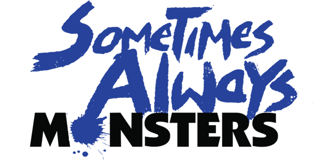 A veces siempre logo de monstruo