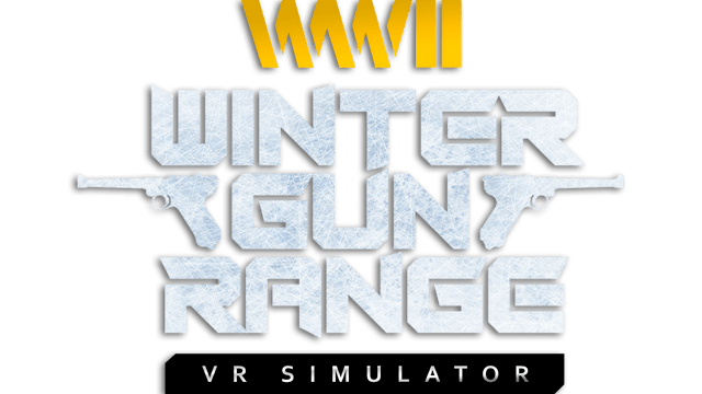 Logotipo del simulador VR de la gama de armas de invierno de la Segunda Guerra Mundial