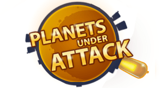 Logotipo del planeta bajo ataque