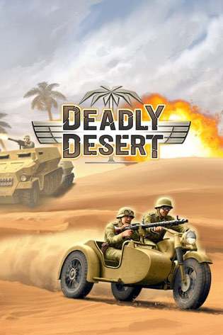 1943 Deadly Desert Poster