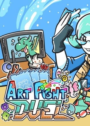 Art Fight Duel Poster