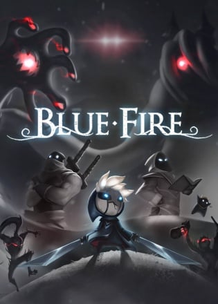 Blue fire poster