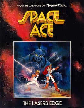 Space Ace FRIDGE MAGNET video game poster 