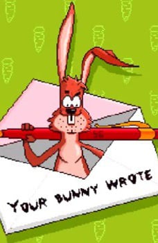 Your Bunny Wrote Poster