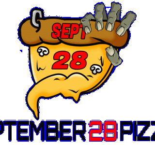 September 28 Pizza Logo