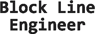 Block Line Engineer Logo