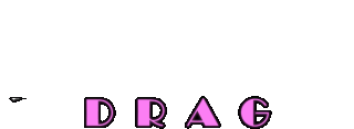 O logotipo Drag impecável