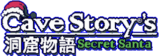 Cave Storys Secret Santa Logo