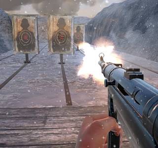 World War 2 Winter Gun Range VR Simulator free download pc