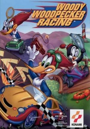 Woody Woodpecker Racing Poster
