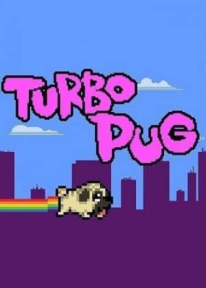 Turbo Pug Poster