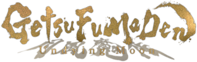 GetsuFumaDen: Logo principal de la luna inmortal