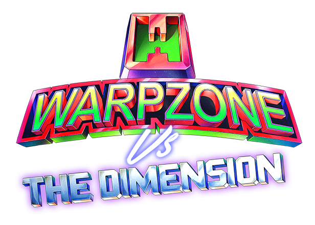 WarpZone vs THE DIMENSION Main Logo