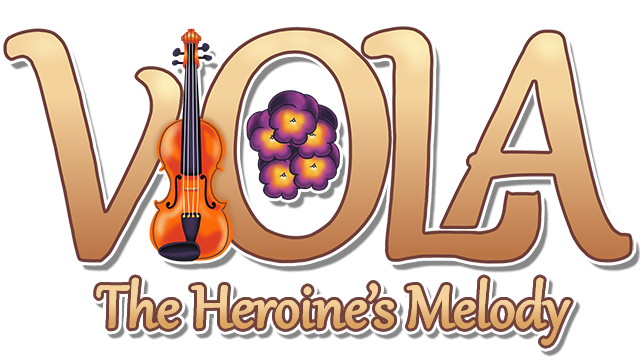 Viola: El logo principal de Heroines Melody