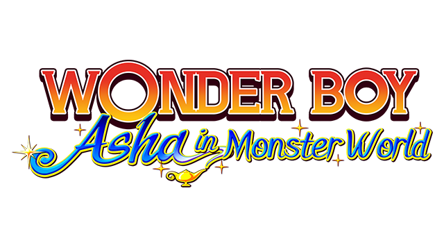 Boy Wonder: Asha, Monster World'ün ana logosunda