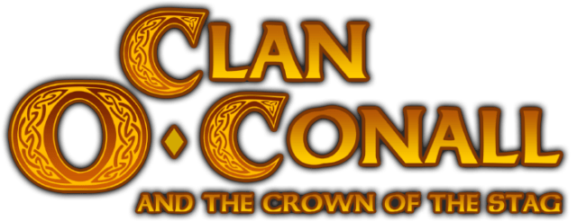 Clan OConall and the crown of the stag chief logo