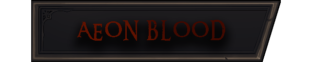 Logo principal da AEON BLOOD