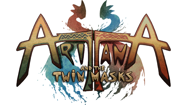 Aritana y el logo principal de Twin Masks