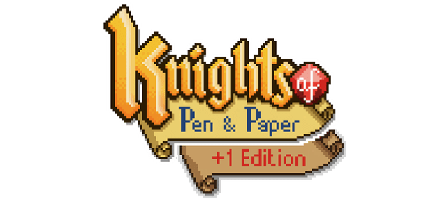 Logotipo principal de Knights of Pen and Paper +1 Edition