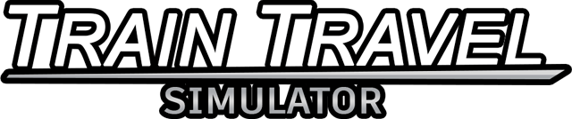 Logotipo principal de Train Travel Simulator