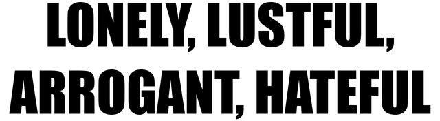 SOLO, LUJURIOSO, ARROGANTE, ODIOSO logo principal