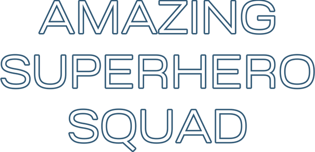 Increíble logotipo principal del escuadrón de superhéroes