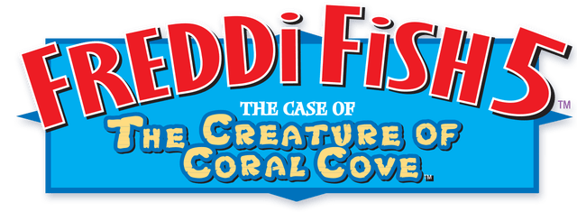 Freddi Fish 5: The Fall of the Creature of Coral Cove main logo