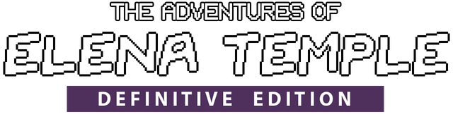 The Adventures of Elena Temple: Definitive Edition Main Logo