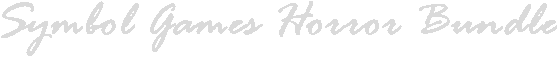 Icon Games Horror Bundle Logo