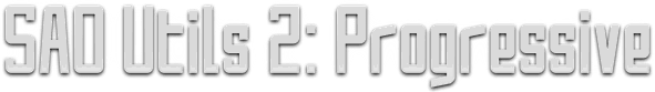 SAO Utils 2: Progressive Logo