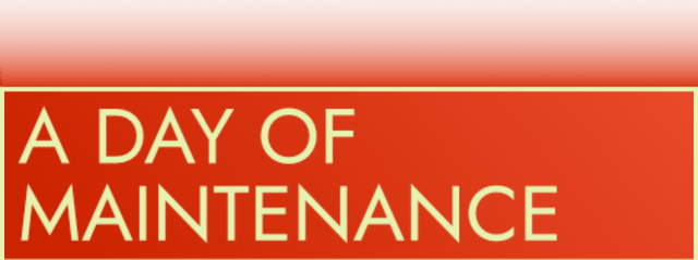 A day of maintenance logo