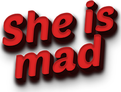 She's mad: pay your demon logo