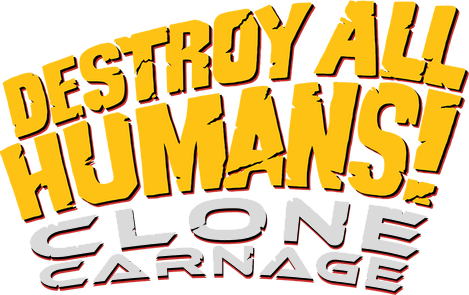 Destroy all humans!  - Clone Carnage logo
