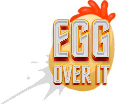Egg Over It: Fall Flat From the Top logo