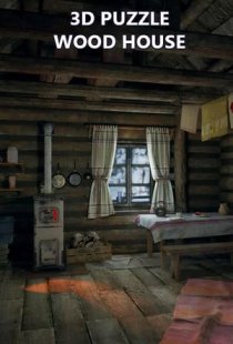 3D PUZZLE - Wood House
