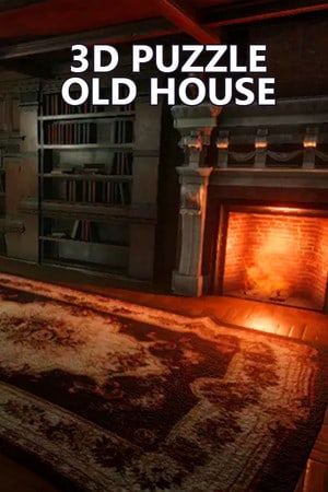 3D PUZZLE - Old House Poster