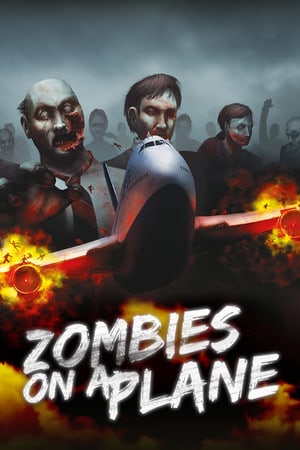 Zombies on a Plane Poster