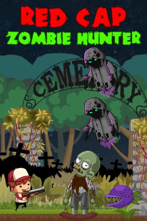 Red Cap Zombie Hunter Poster