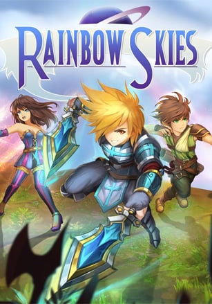 Rainbow Skies Poster